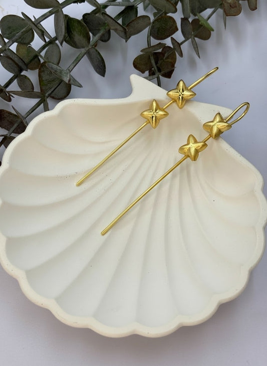 Gold plated Star Ethnic Earcuff for Women