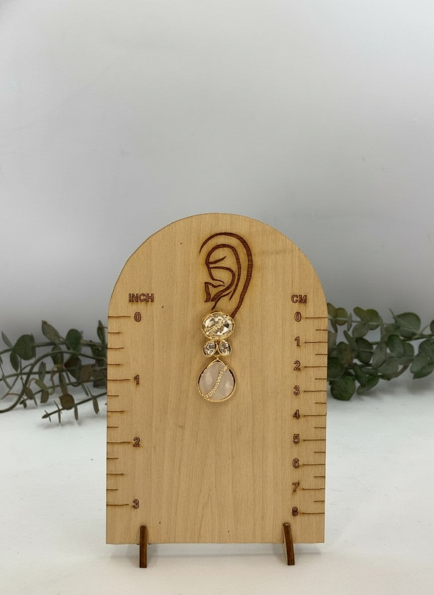 Mother of Pearls Drops and Kundan Stones Necklace Set for Women