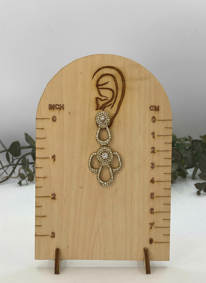 Ethnic Polki Kundan Necklace Set with Dangler Earrings