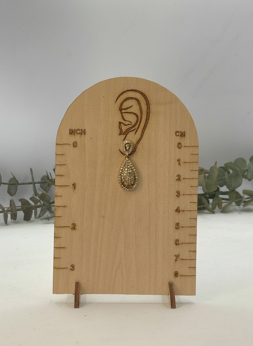 Victorian Mehendi Polish AD Teardrop Necklace Set for Women - Special Occasions