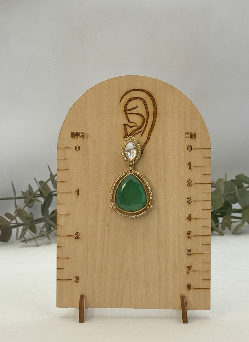 Mridula Green Doublet Stone Polki Necklace Set for Women – Festive & Special Occasion Wear