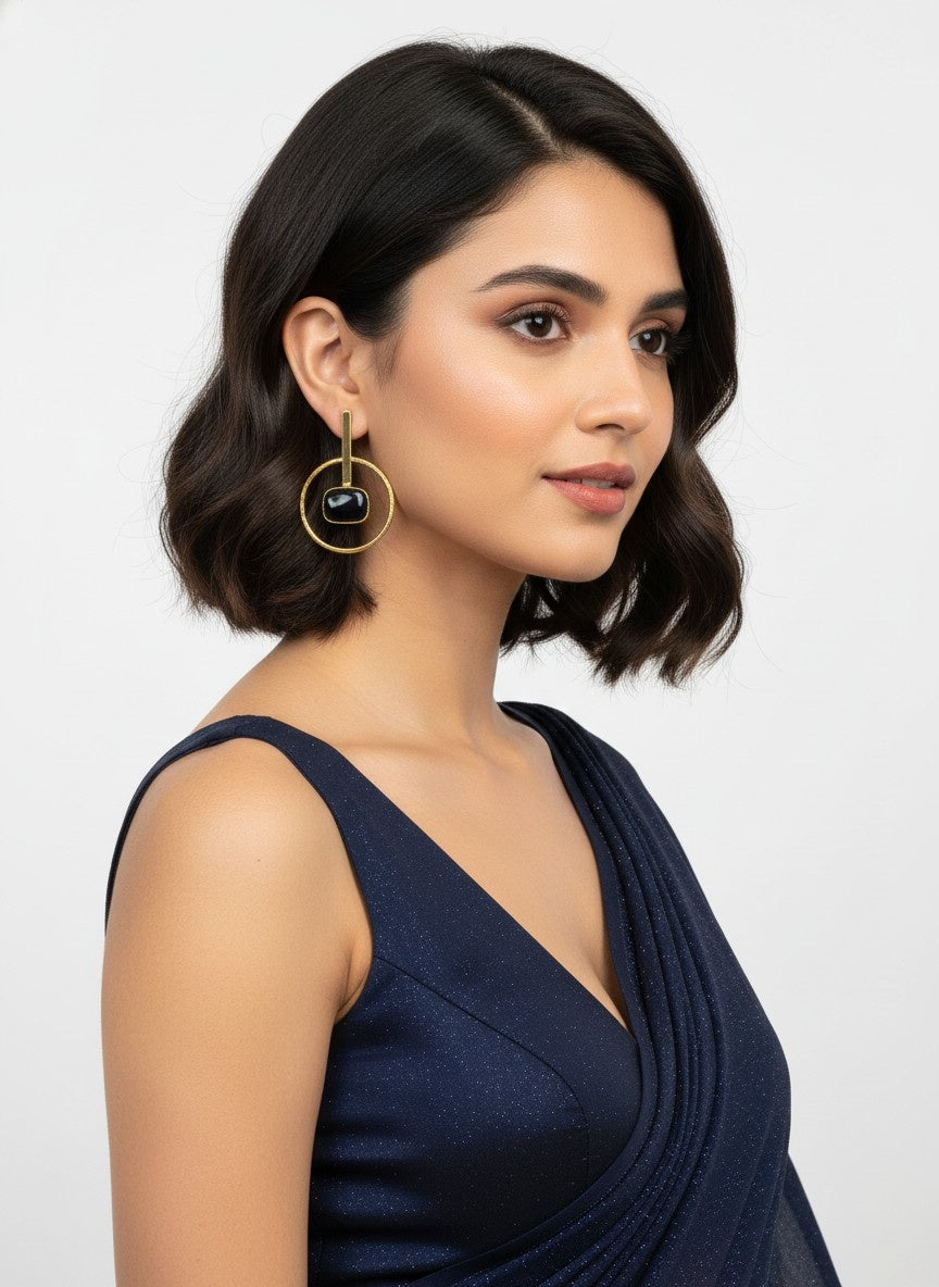 Trendy Premium Quality Gold Plated Handmade Dangler Earrings for Women