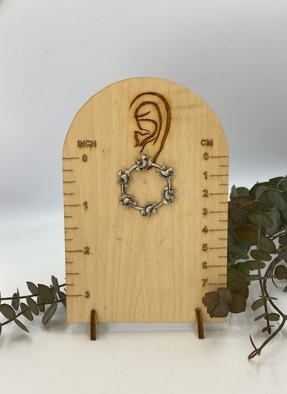 Ethnic Silver Oxidized Bird Stud Earrings