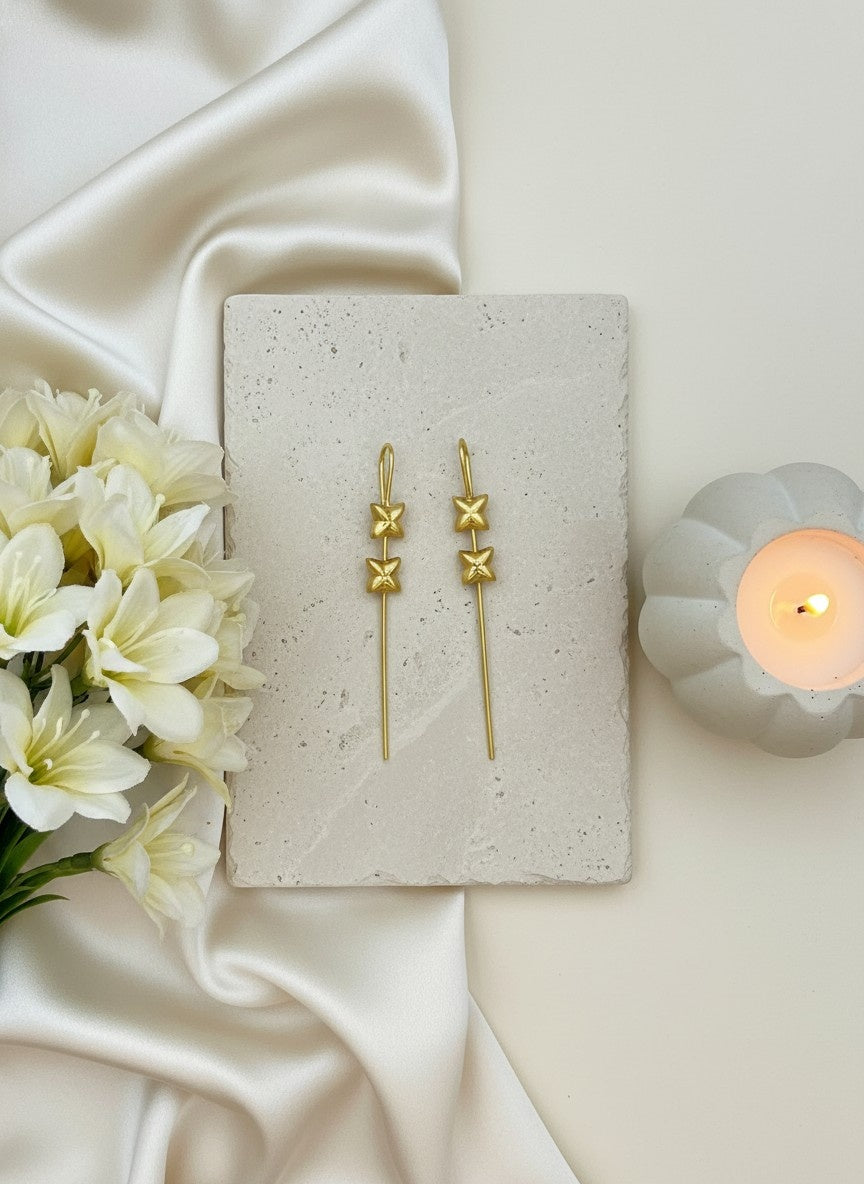 Gold plated Star Ethnic Earcuff for Women