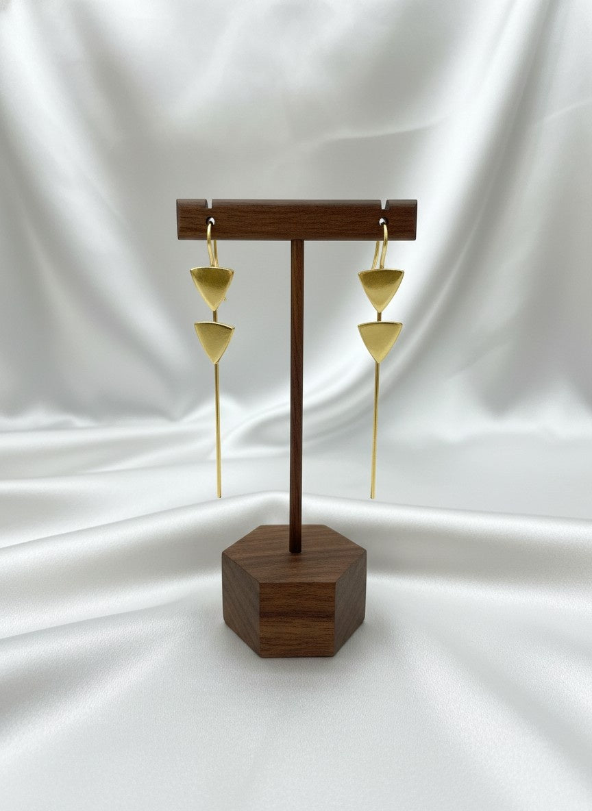 Gold plated Triangle Ethnic Earcuff for Women