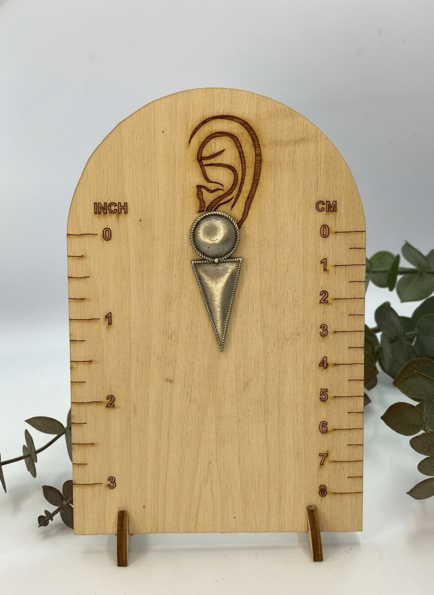 Vintage Style Brass Stud Earrings for Women