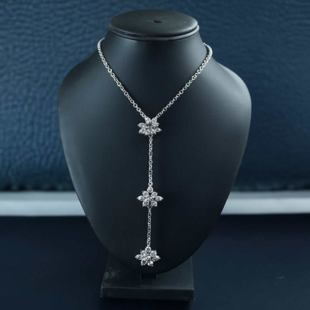 Silver Oxidized Three-Layer Ghungroo Neckpiece for Women - Casual Boho style wear