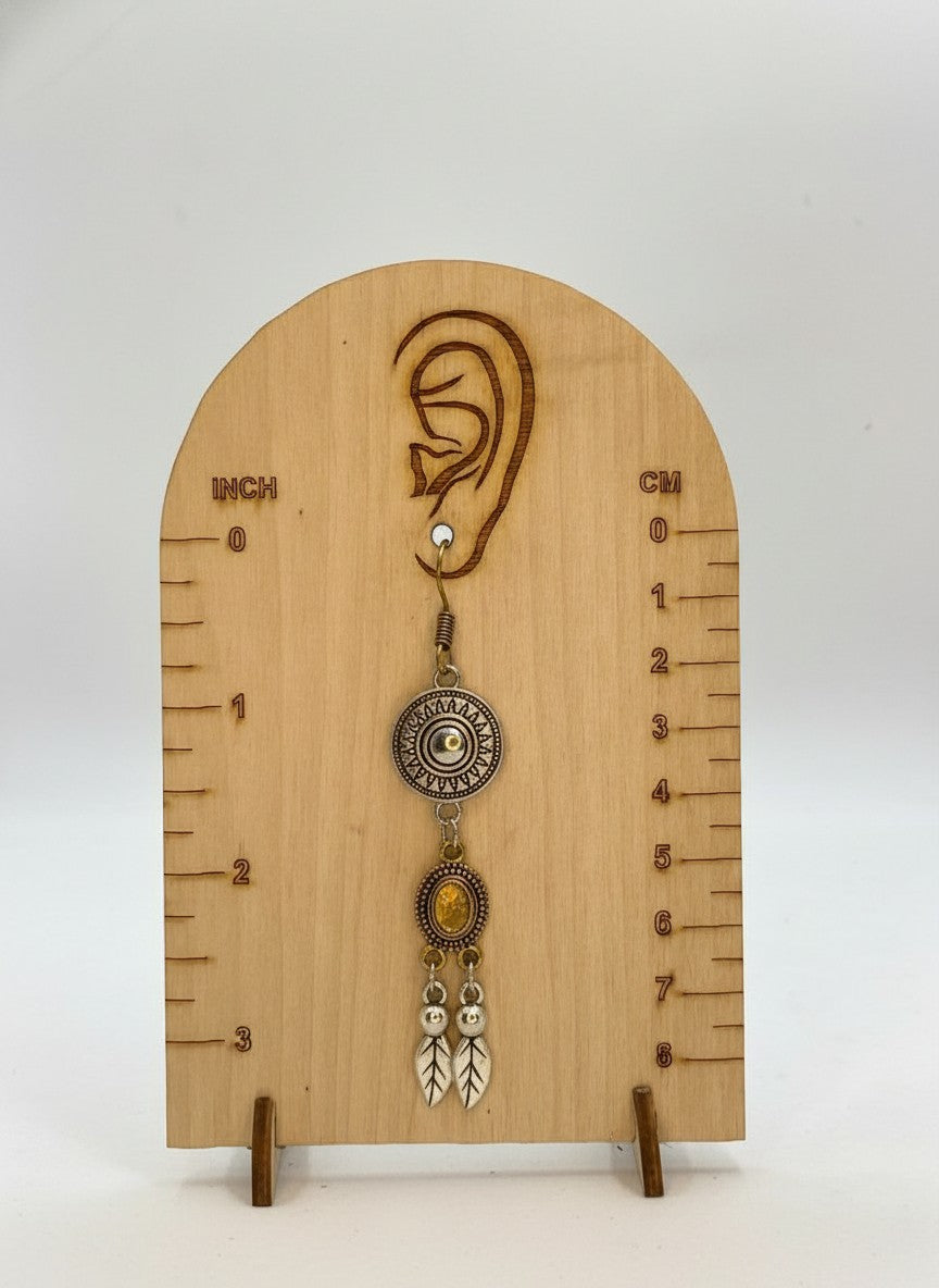 Silver Oxidized Tree of Life Dual Tone Dangler Earrings for Women - Casual Wear