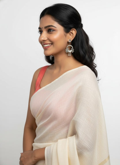 Silver Oxidized Bird Hook Earrings