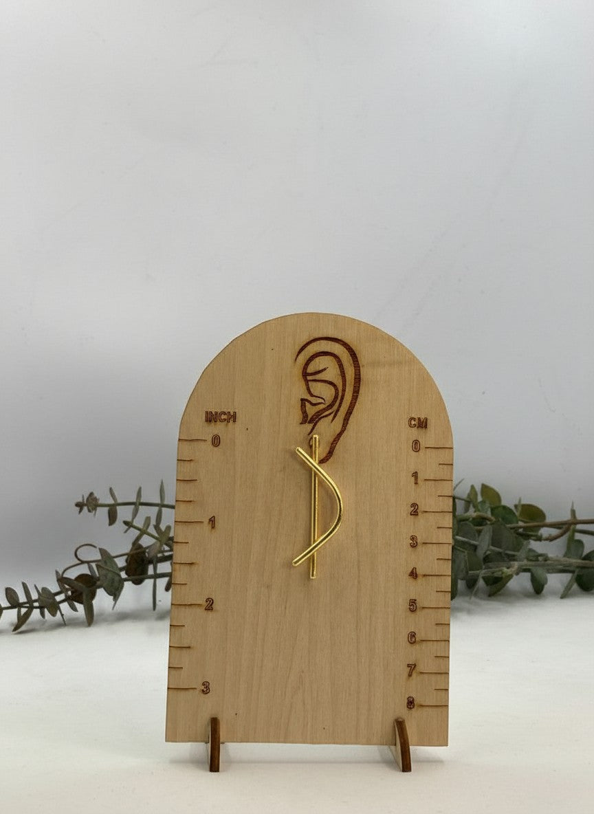 Minimalist Gold Plated Bar Cross Stud Earrings for Women - Casual Office Wear