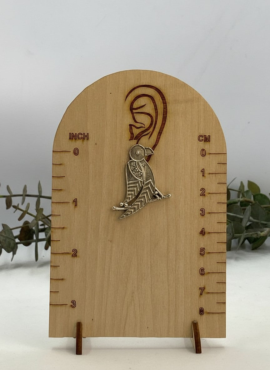 Silver Oxidized Tribal Bird Art Statement Earrings for Women - All occasions