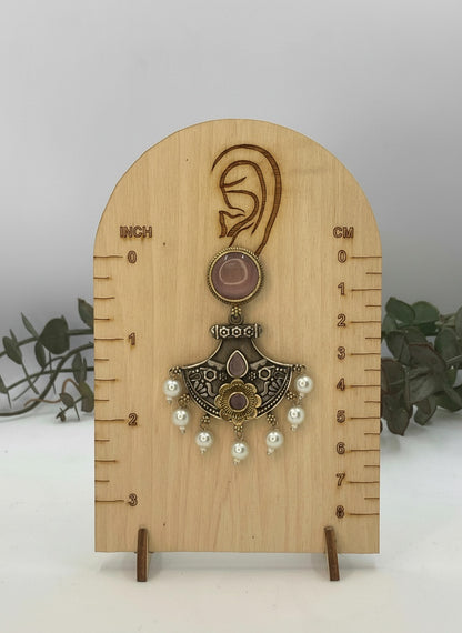 Two Tone Traditional Peacock Motif Necklace Set