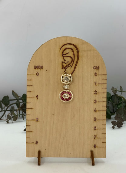 Heirloom handcrafted 22K Gold Plated Premium Kundan Choker Necklace Set