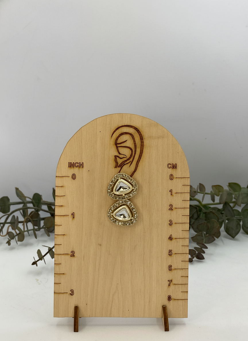 Gold Plated Kundan Necklace Set