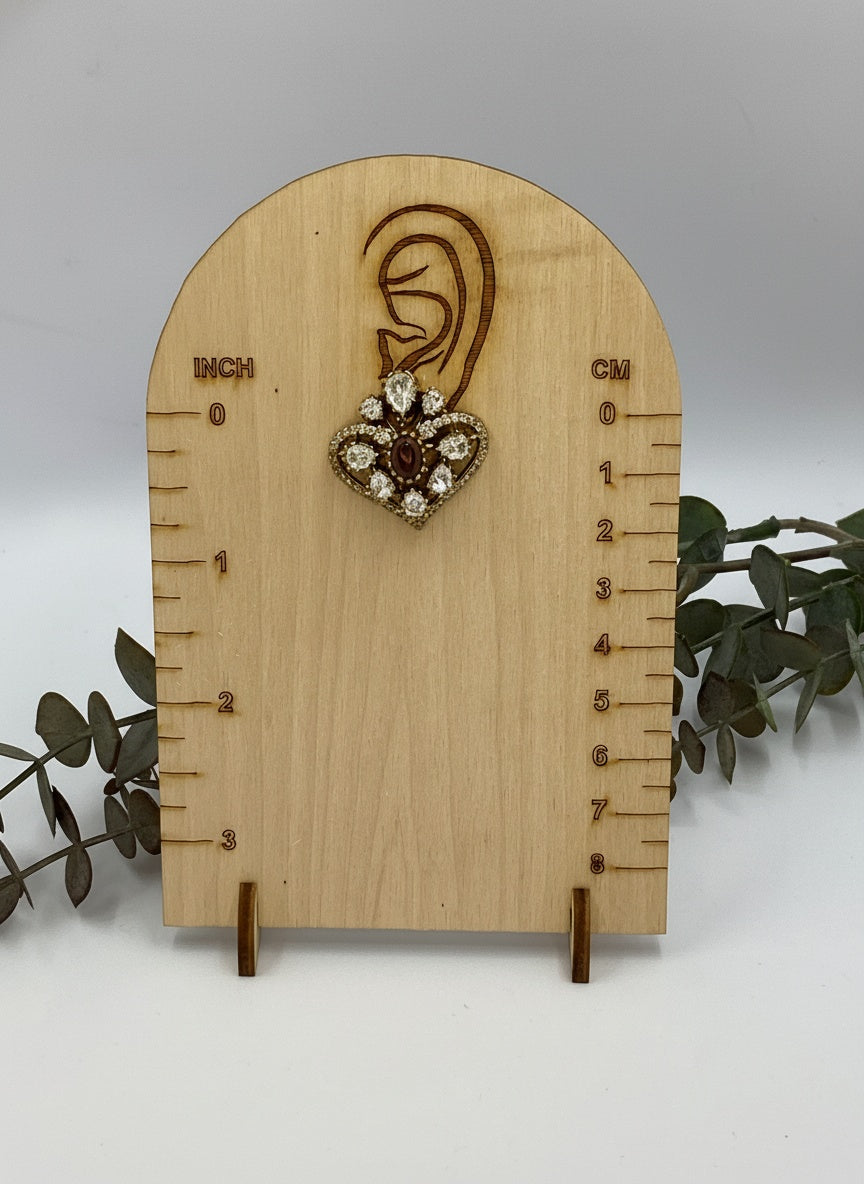 Victorian Gold Plated Polki Stud Earrings